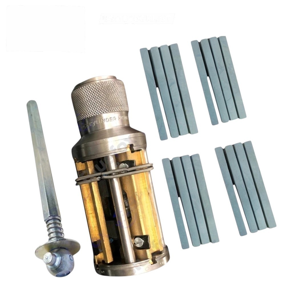 Professional Cylinder Engine Hone Kit 50–75mm Adjustable Honing Tool with 16 Hon