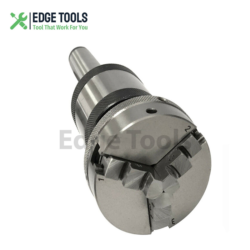 3MT Revolving Center MT3 Shank 65mm 3 Jaw Self Centering 2-1/2″ Mini Lathe Chuck