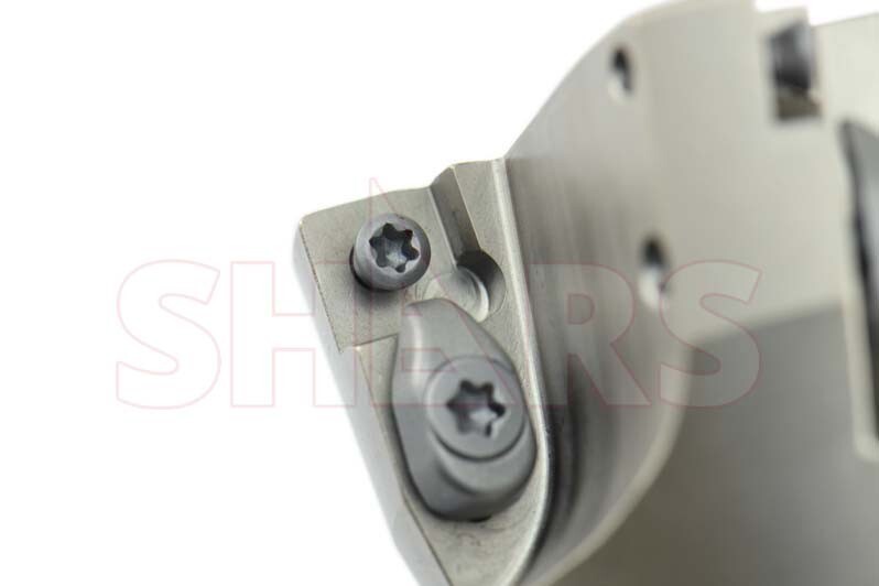 Shars 3″ High Feed Indexable Face Mill 5FL 4 Cutting Edge SDMT 120412 Insert S[