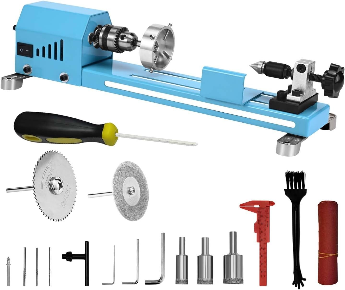 Small Wood Lathe for Crafts and Artwork