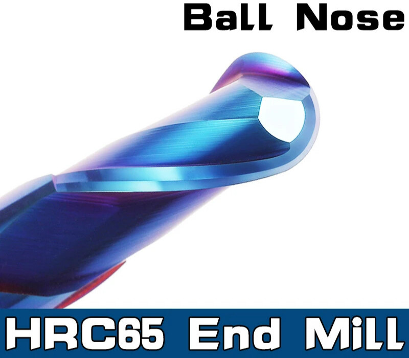 Flutes Ball Nose Milling Alloy Coating Tungsten Steel Tool Cnc Marching Endmills