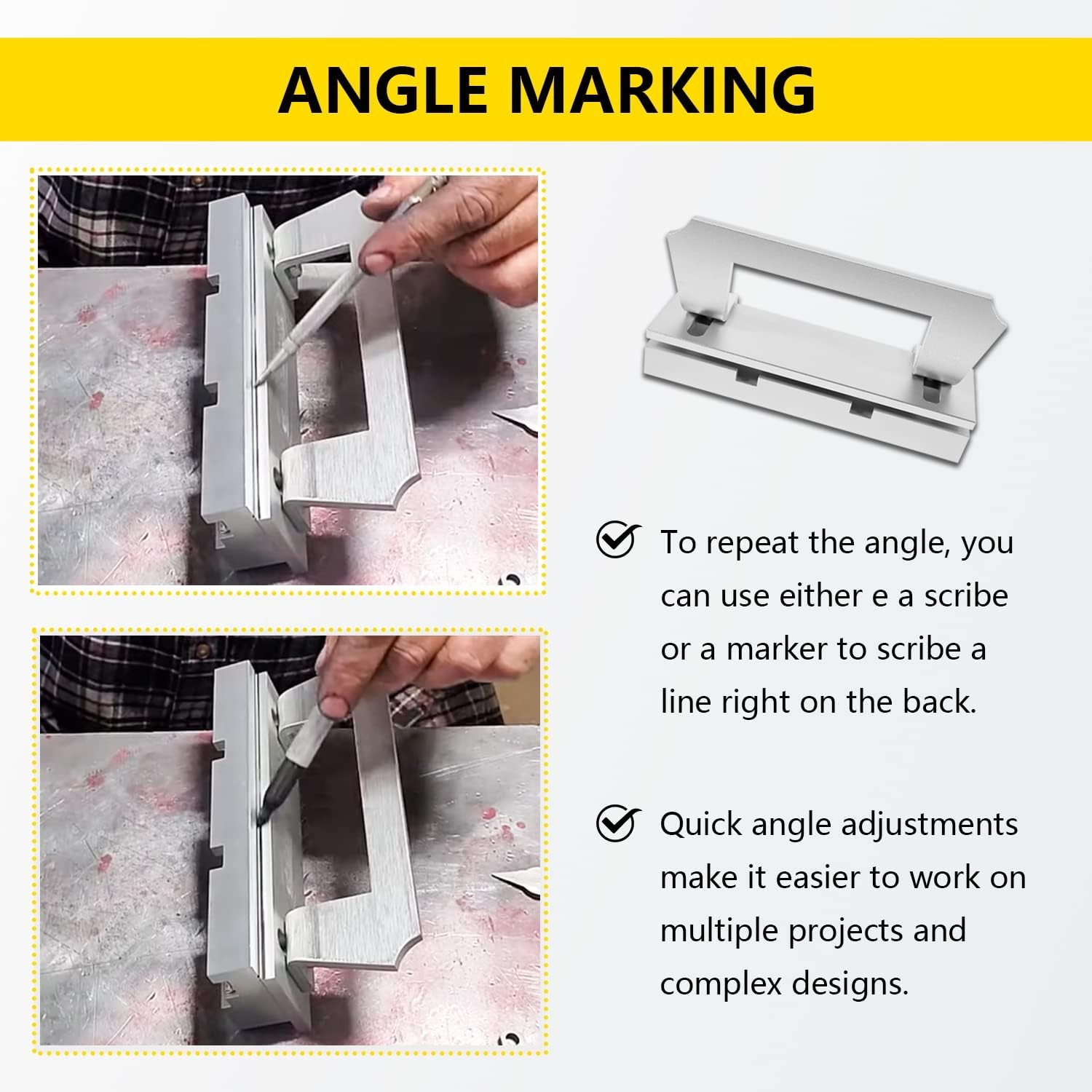 Magnetic Bevel Jig for Grinding & Sharpening Metal Knife Making Welders