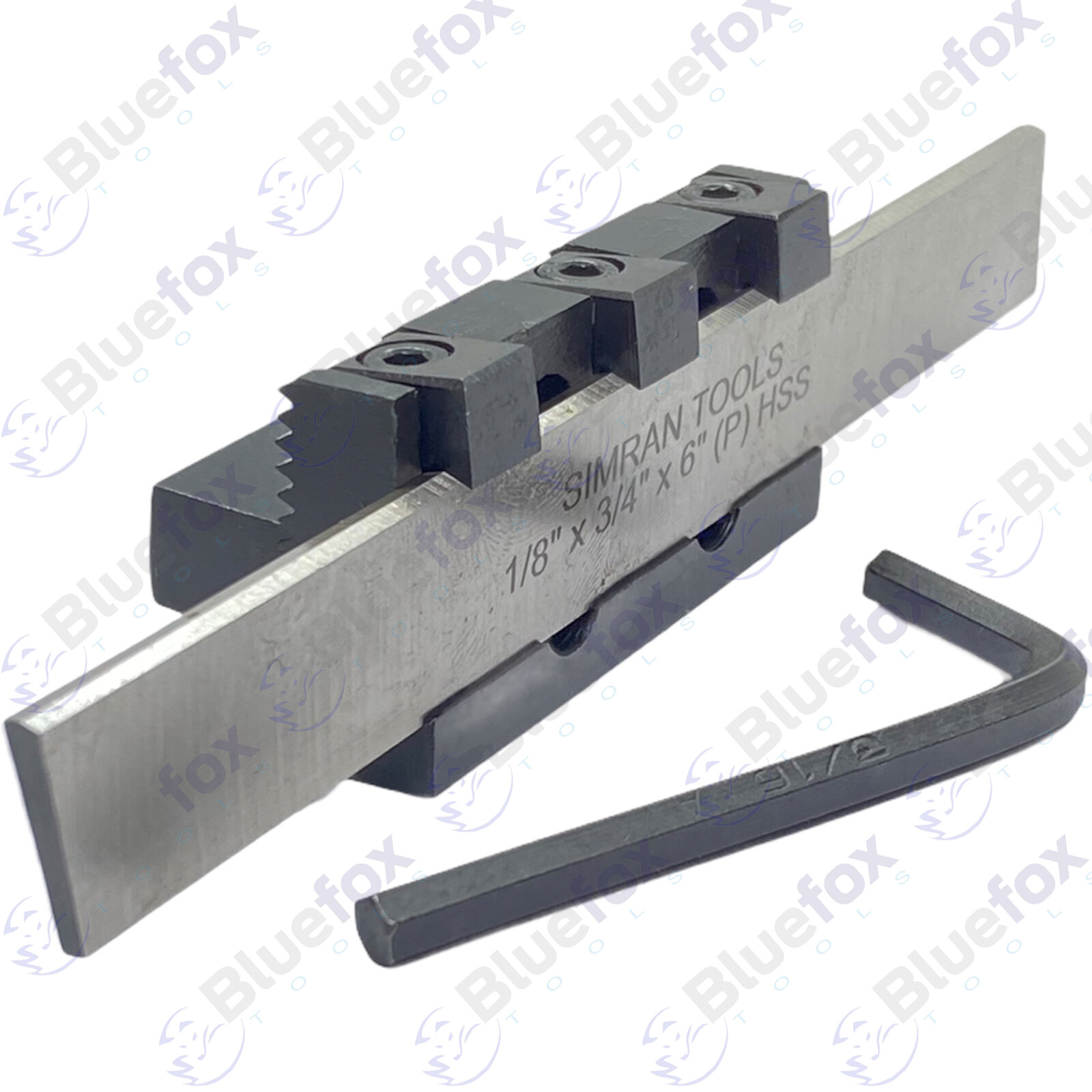 Lathe Adjustable Type Parting Cut Off Tool Holder 10mm Shank With 3/4″ HSS Blade