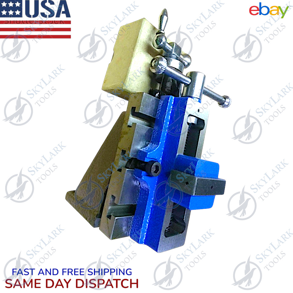 Lathe Vertical Slide 4″ x 5″ & 50 mm Self Centering Vise Vice-Engineering Tools