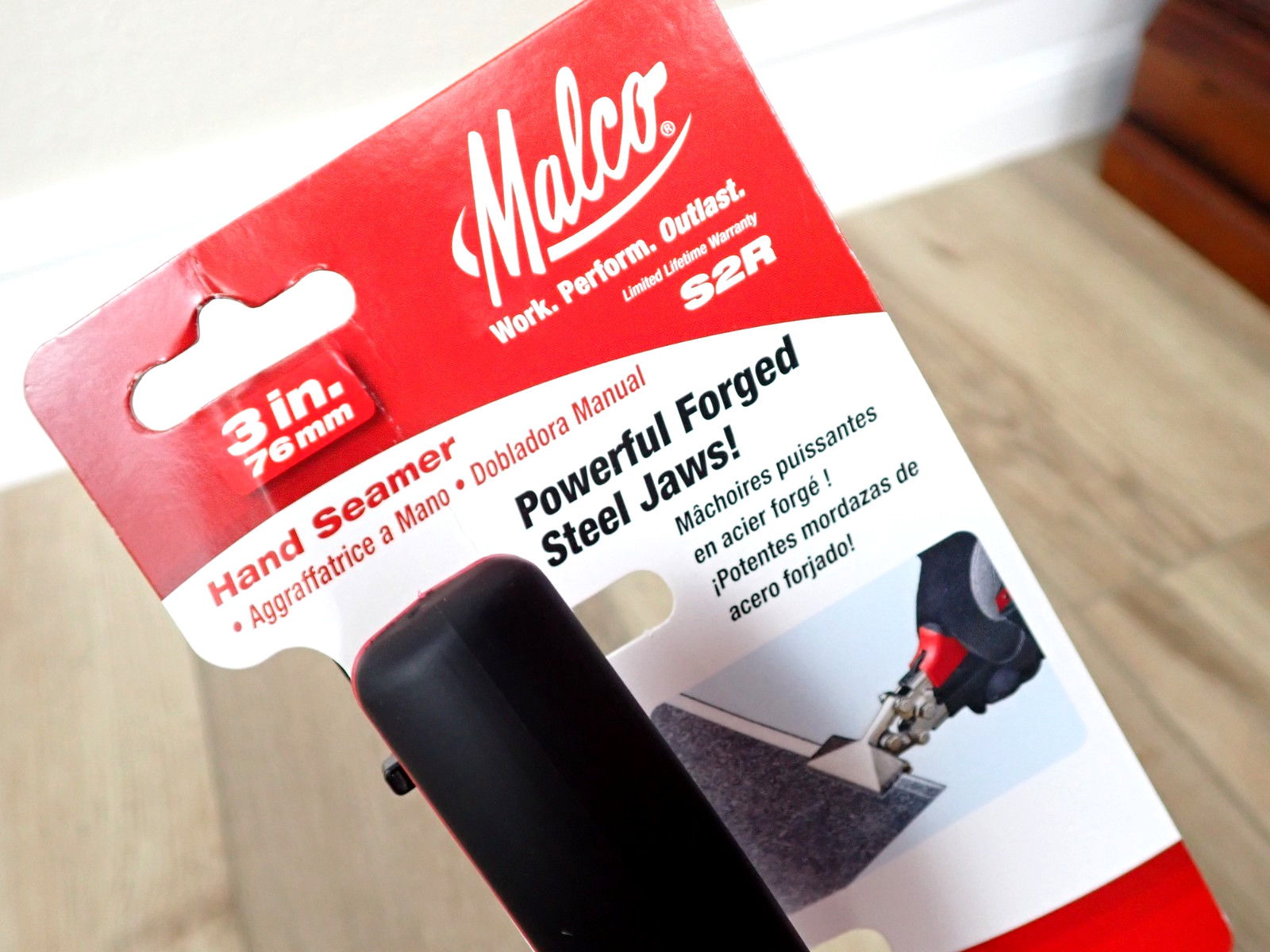 NEW MALCO 3 INCH 76MM S2R HAND SEAMER STEEL SHEET METAL TOOL