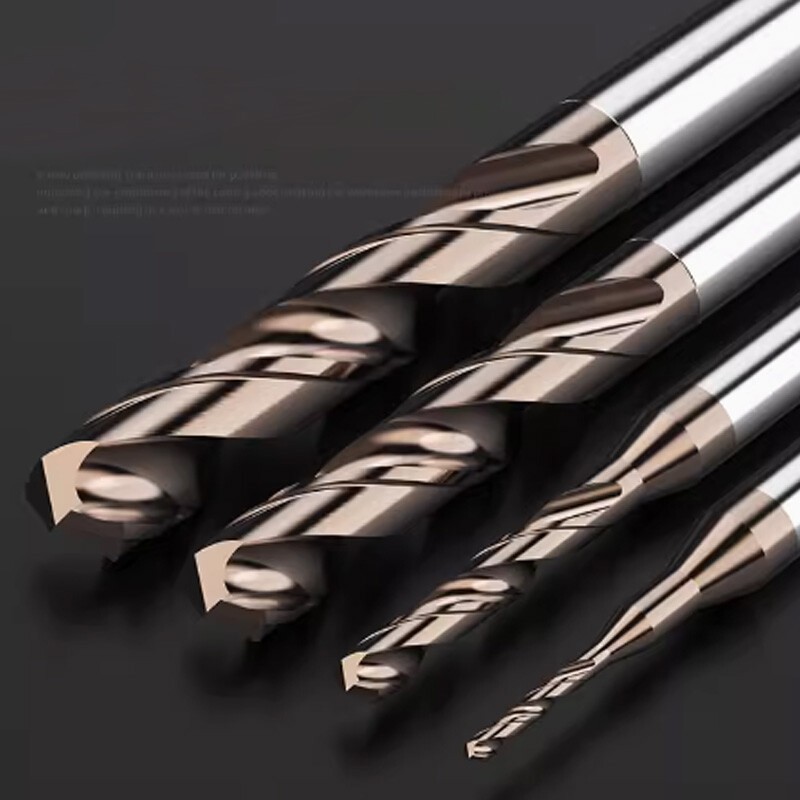 2-Flute Carbide Extended Drill Bit 0.5mm-7mm Twist Drill Bit for Stainless Steel
