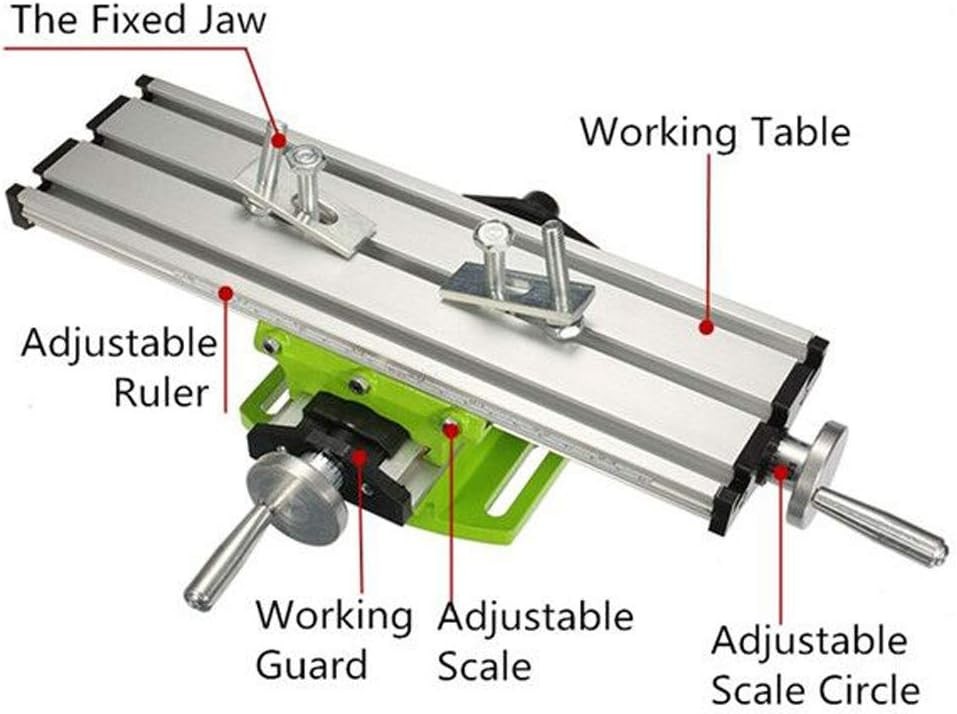 Multi-Functional Adjustable Worktable for Mini Drills – Easy Assembly Included