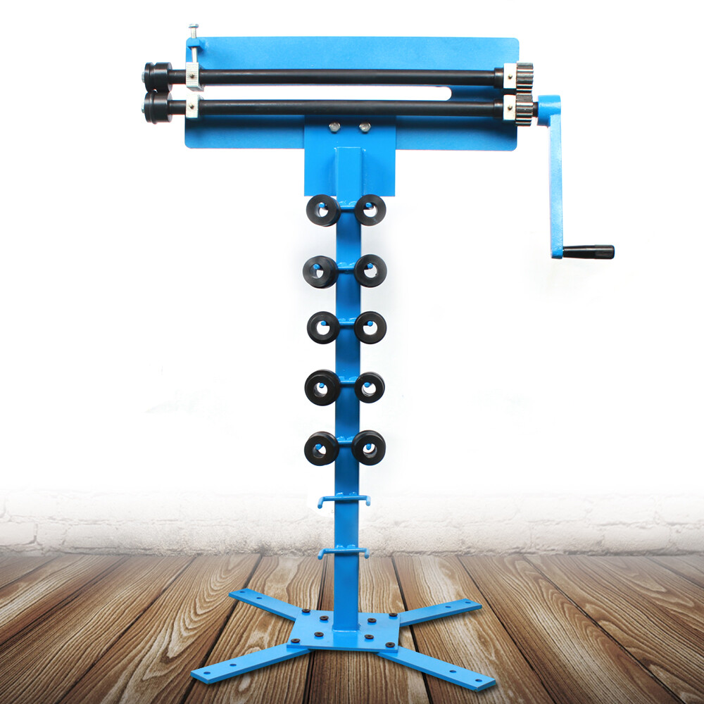 New Manual Bender Bead Roller Sheet Metal Bending Machine 6 Pairs Profile Roller