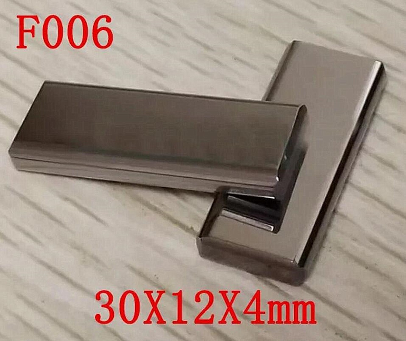 2Pc For FANUC CNC Wire EDM F006 Power Feed Contact A290-8110-X750 Part 30*12*4mm
