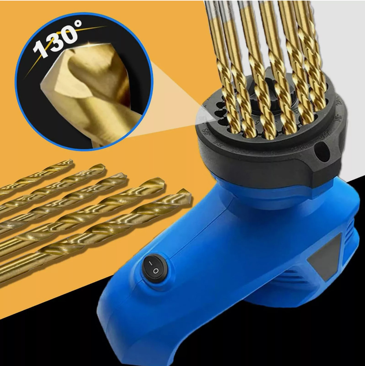 Electric Drill Bit Sharpener Twist Drill Grinding Machine 3-12MM Drill Milling