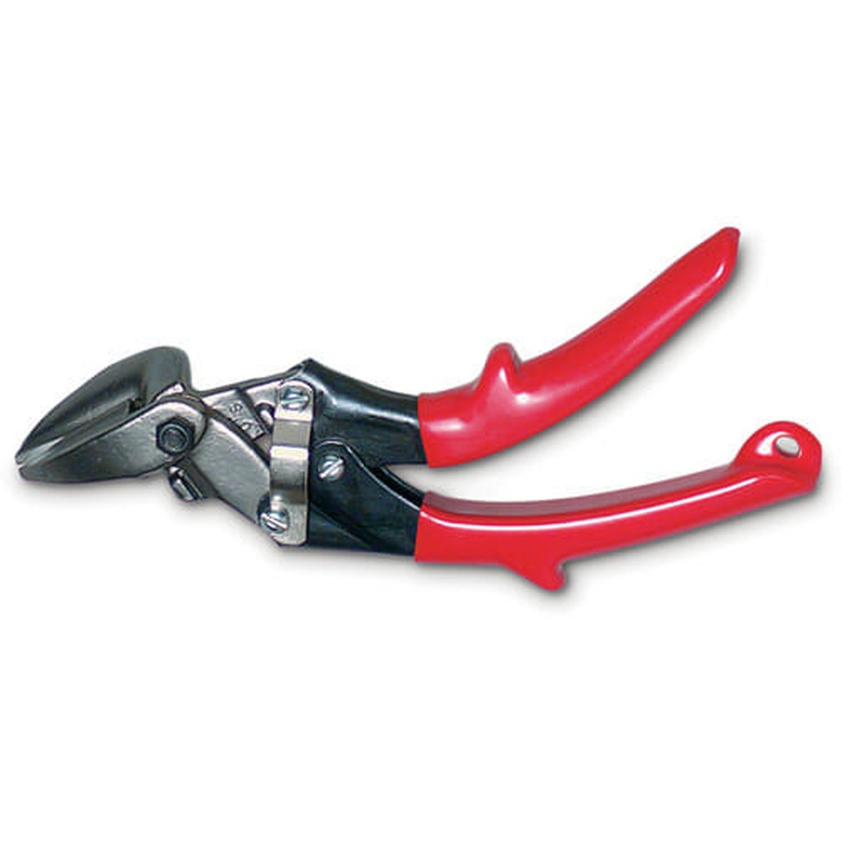 Wright Tool 9P6510R Right Cut Offset Aviation Snips Green 9-3/4 in