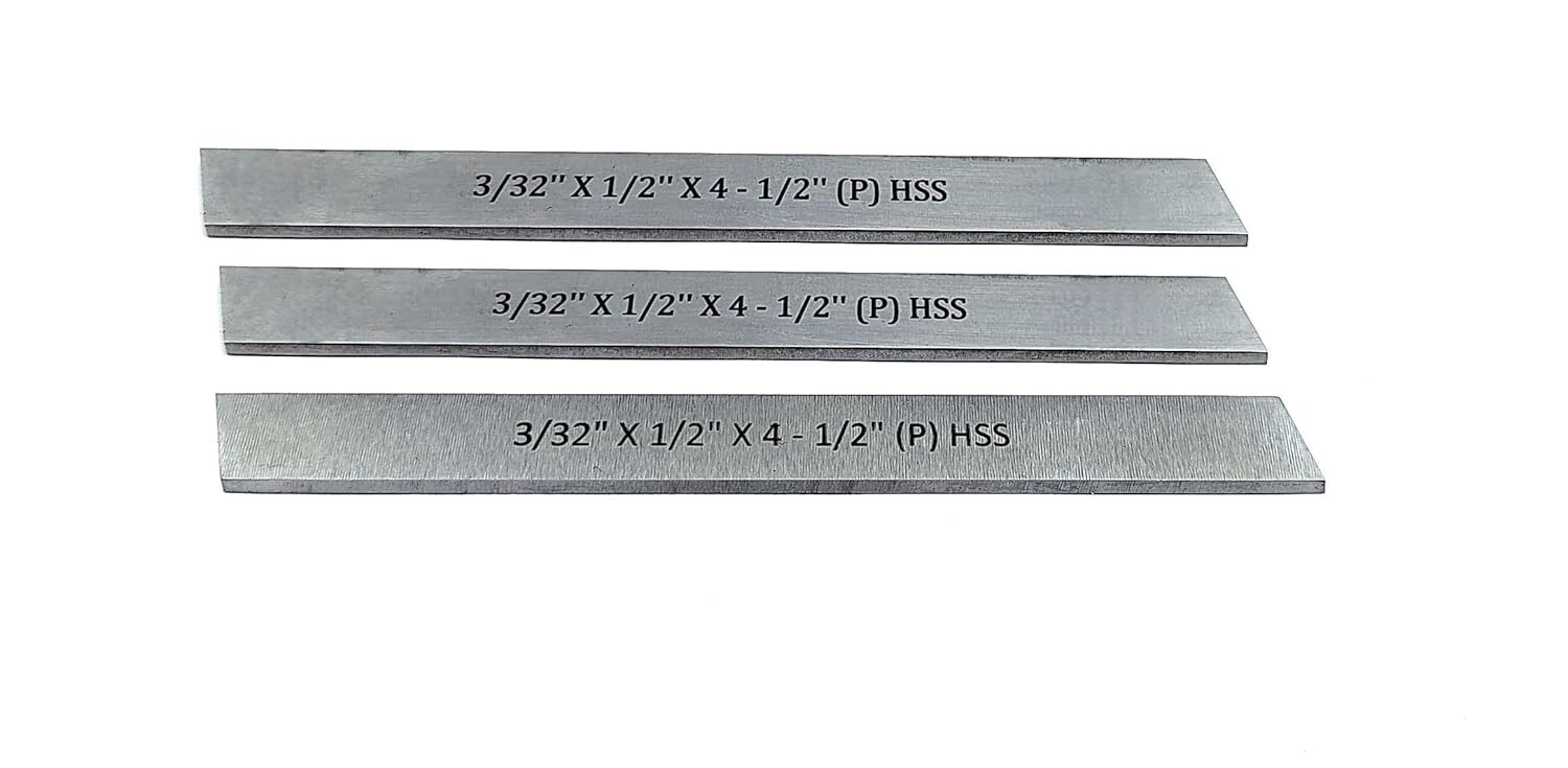 HSS Blade 3/32″X 1/2″X 4-1/2″ for Lathe Parting Cut Off &Tool Holder-USA FULFILL