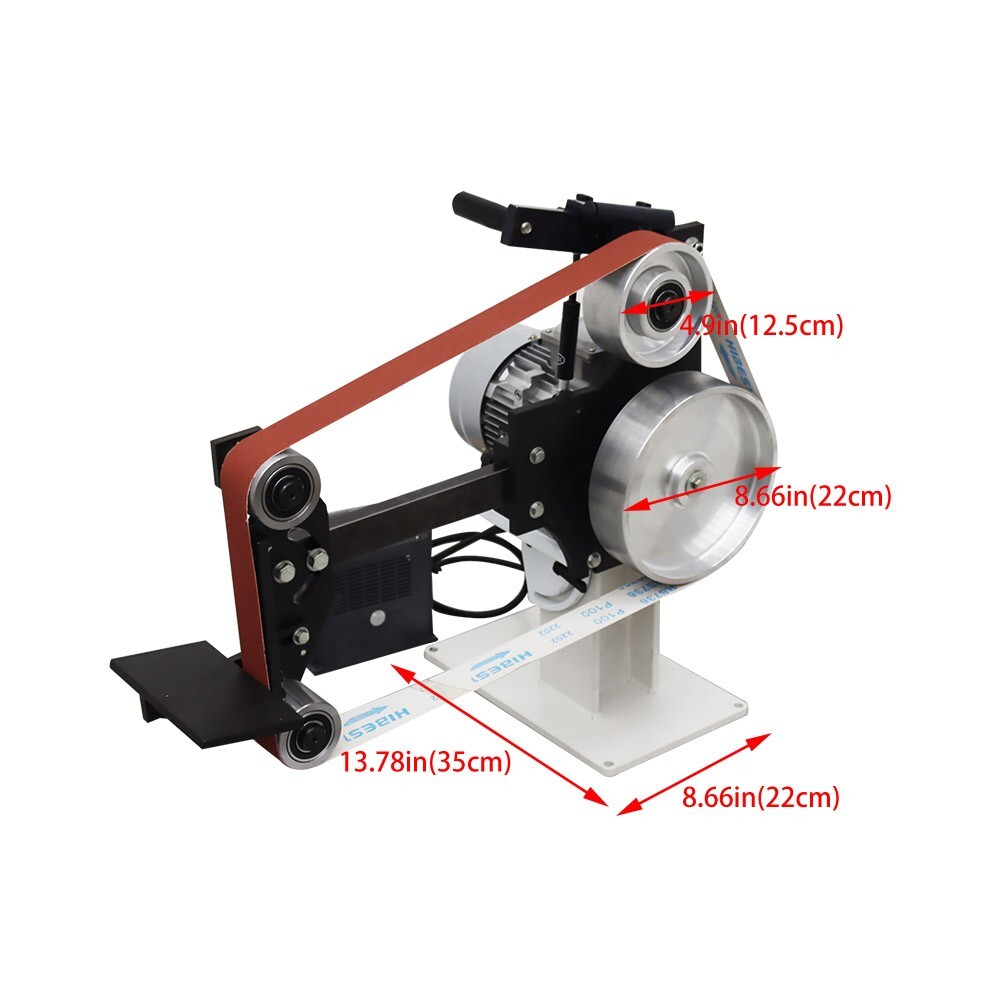 71″ Belt Sander Grinder Polisher Vertical & horizontal Usage Adjustable Speed