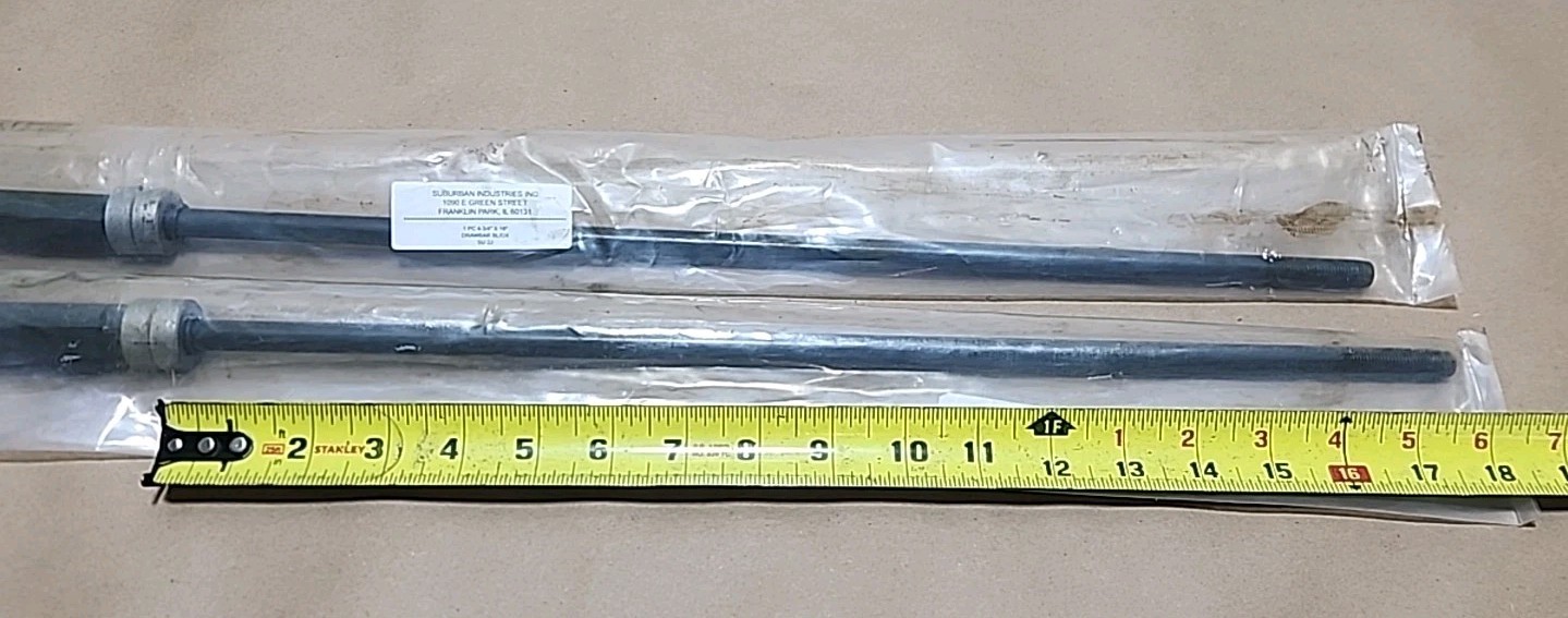 *NEW* [2] SU 2J Variable Speed Black Oxide Drawbar 18″ Rod 4-3/4″ Hex + Warranty