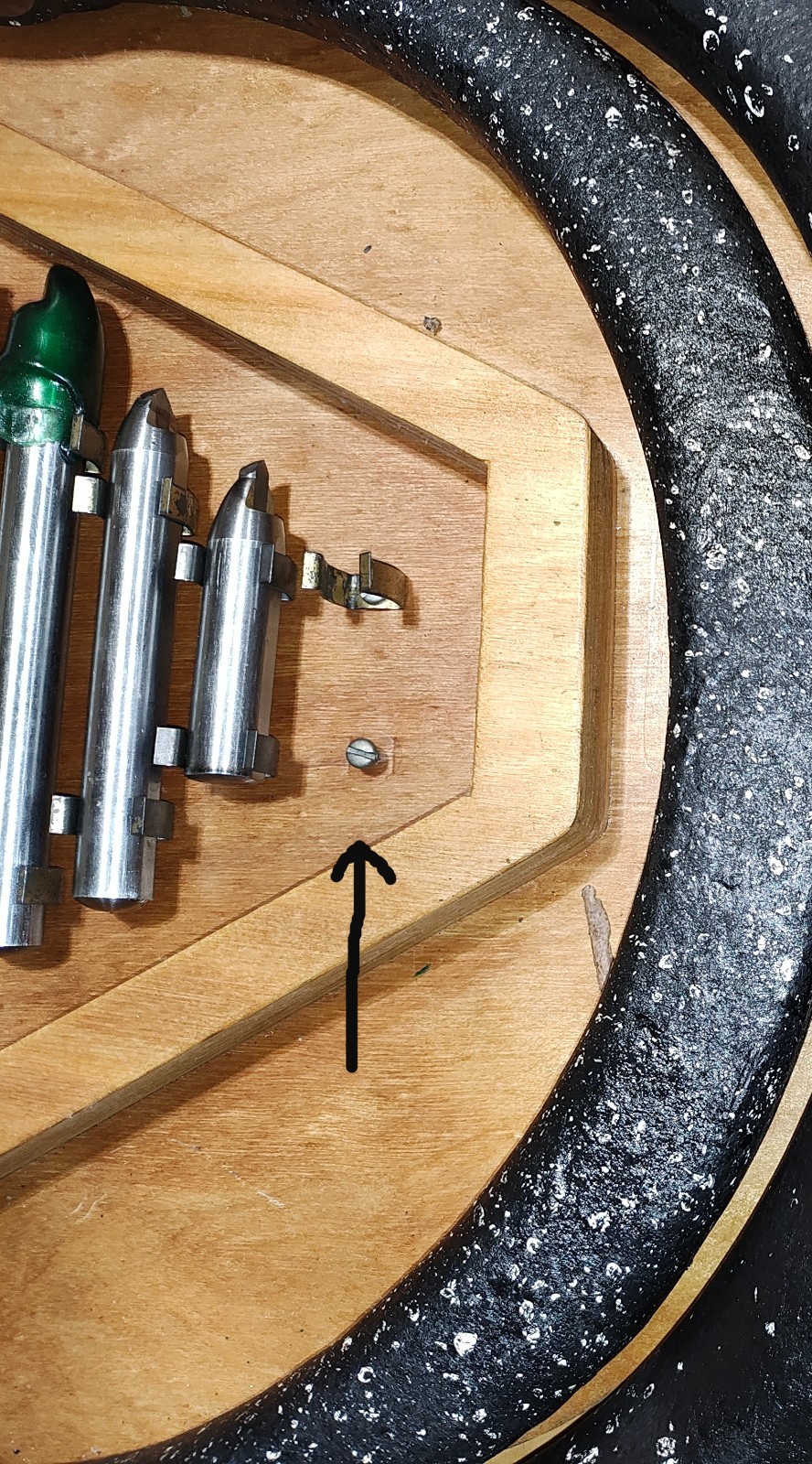 Holdridge Radii-Cutter Model 12d Radius Cutting Attachment in Wood Case A24Z