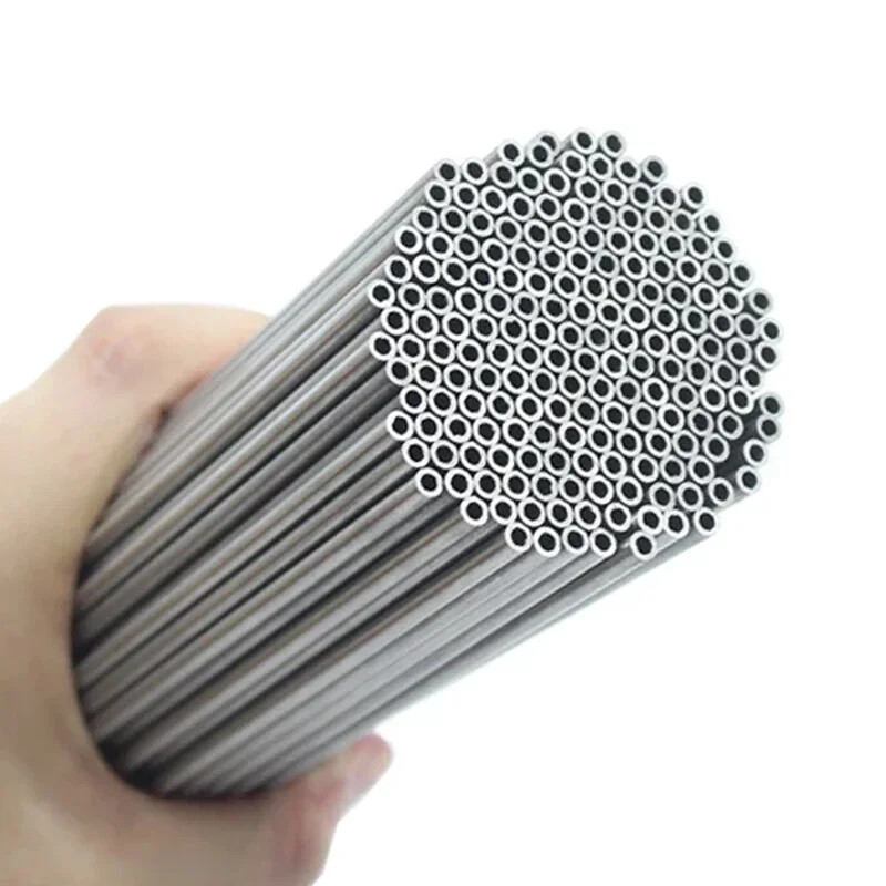 Aluminum Alloy Tube 0.3mm Thickness 1.1-10mm OD Straight 300 500mm Pipe Round
