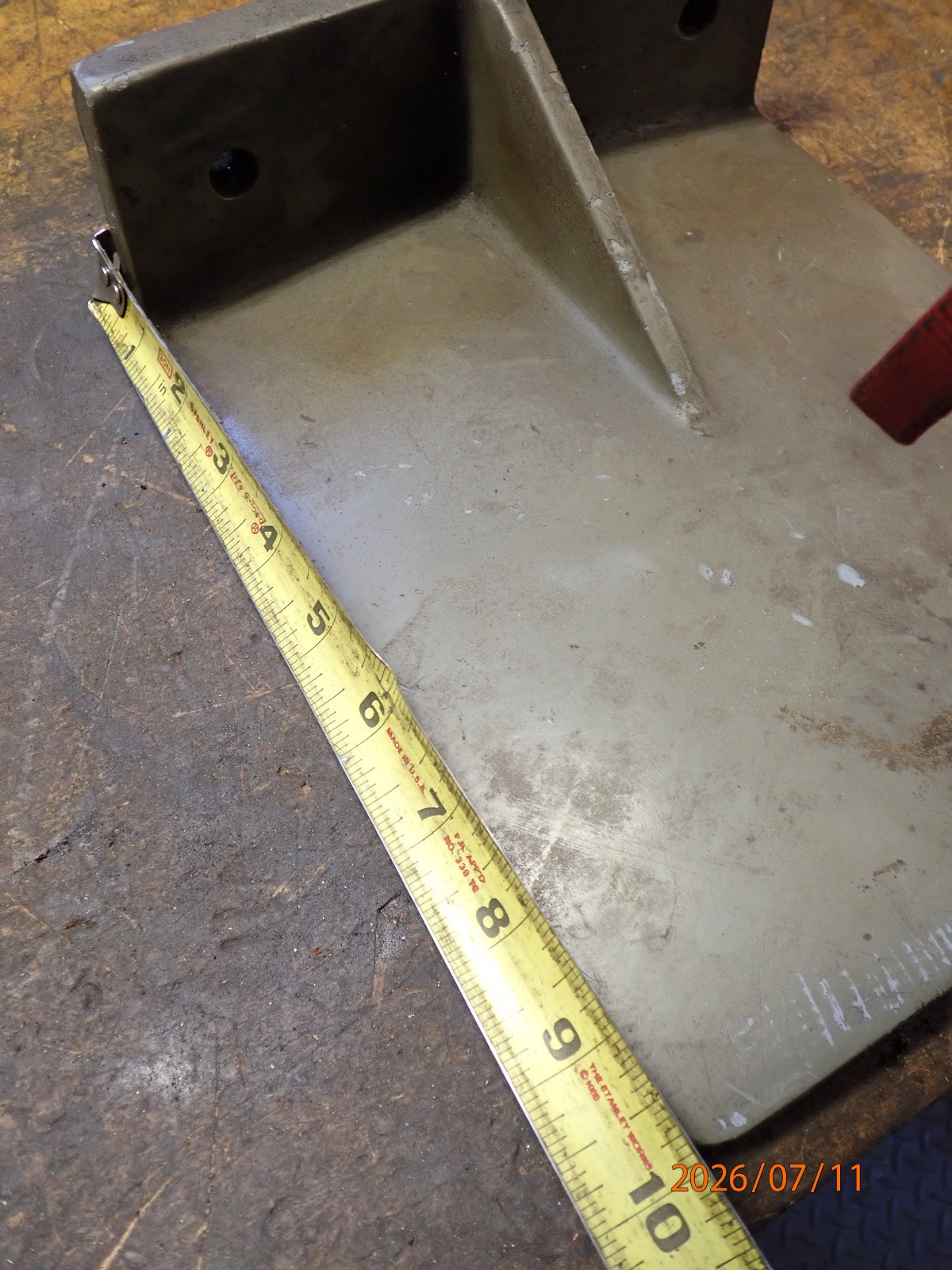 CAST IRON SURFACE TOOL GRINDER GRINDING TABLE END GUARD CASTING