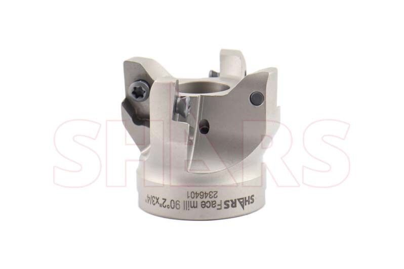 Shars 2″ 90 Degree Square Shoulder Indexable Face Mill for VPGT Insert NEW P[
