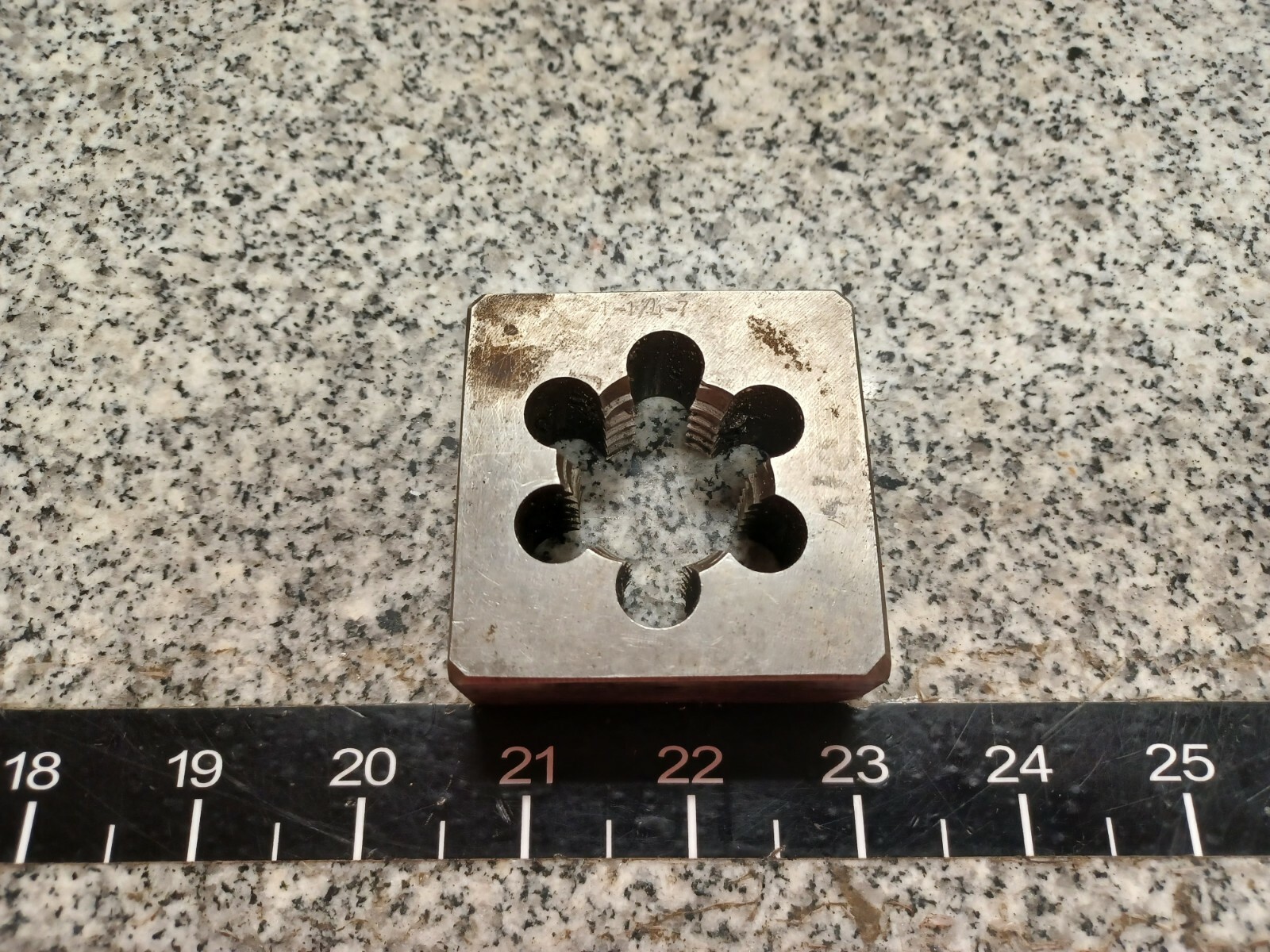 Unbranded 1-1/4″-7 Square Thread Die, Machinist Tools, a-x
