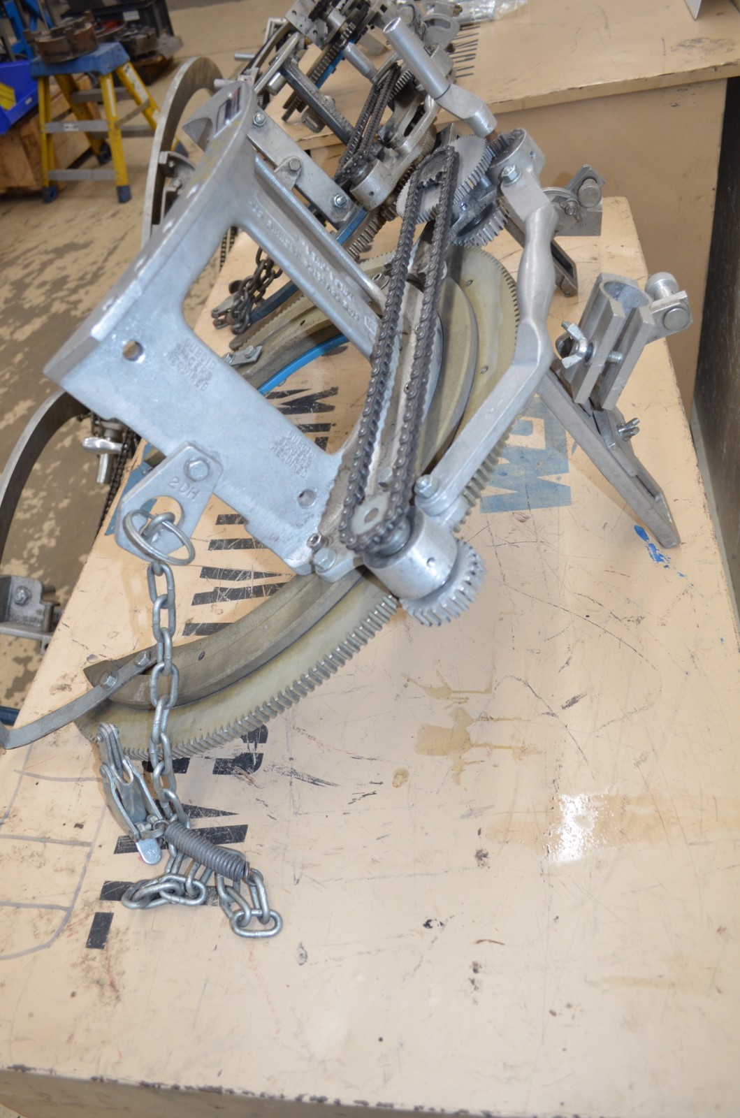 5 H&M Pipe Beveling Saddle Machines 2″ to 30″ Models 0, 1, 2, 3, & 30 w/ Extras