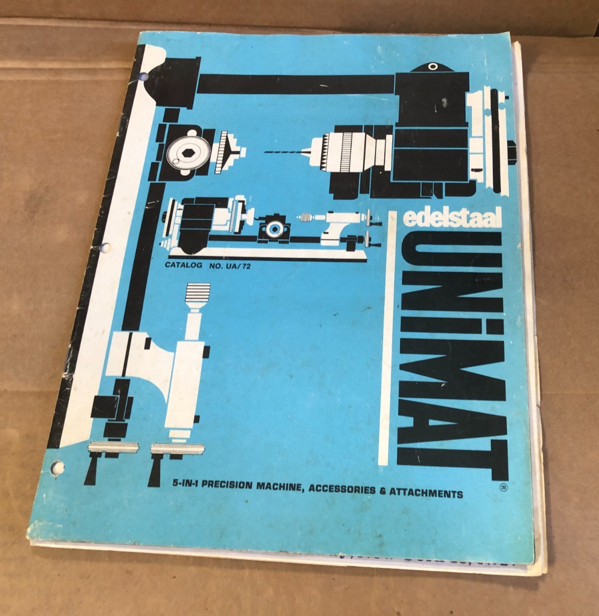 Unimat SL Edelstaal Catalog (No UA/72) + Edelstaal Cutting Tool System Brochure