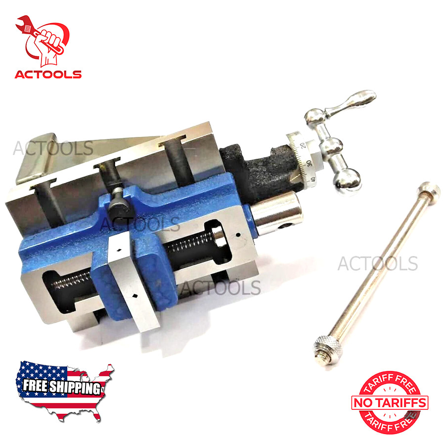 New Lathe Vertical Milling Slide Fixed Base 4″ X 5″ With 2″ Self Centering Vise