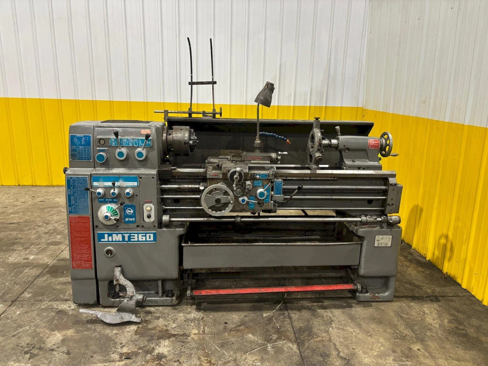 14″ X 40″ JIMT 360X1000 GAP BED GEARED HEAD ENGINE LATHE 1.5″ HOLE: YOBRO #24325