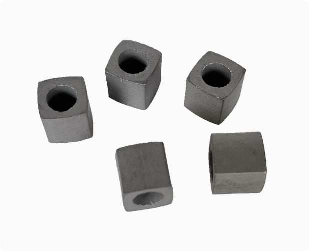 5Pcs Tungsten Steel Power Feed Contact 14*14*17*8 For EDM Wire Cutting Machine
