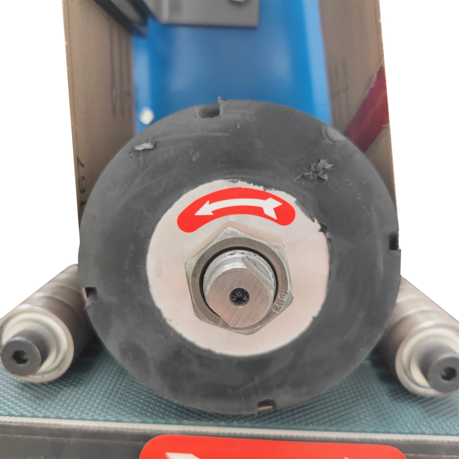 220V Flat Polishing &Sharpening Machine Single-Head Belt Sander Rust Deburring