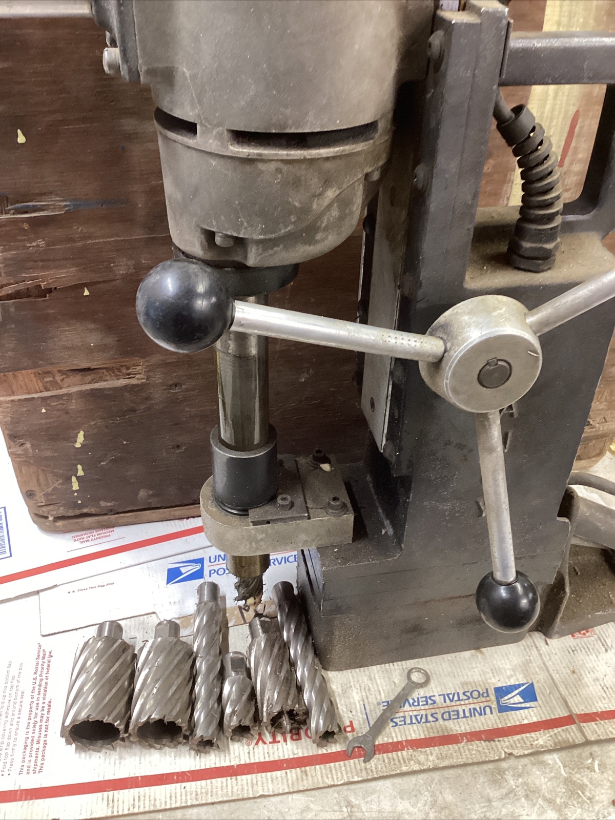 Jancy Slugger JM2000 Magnet Mount Drill Magnetic W/ Bits & Case 115V ED4U 4004