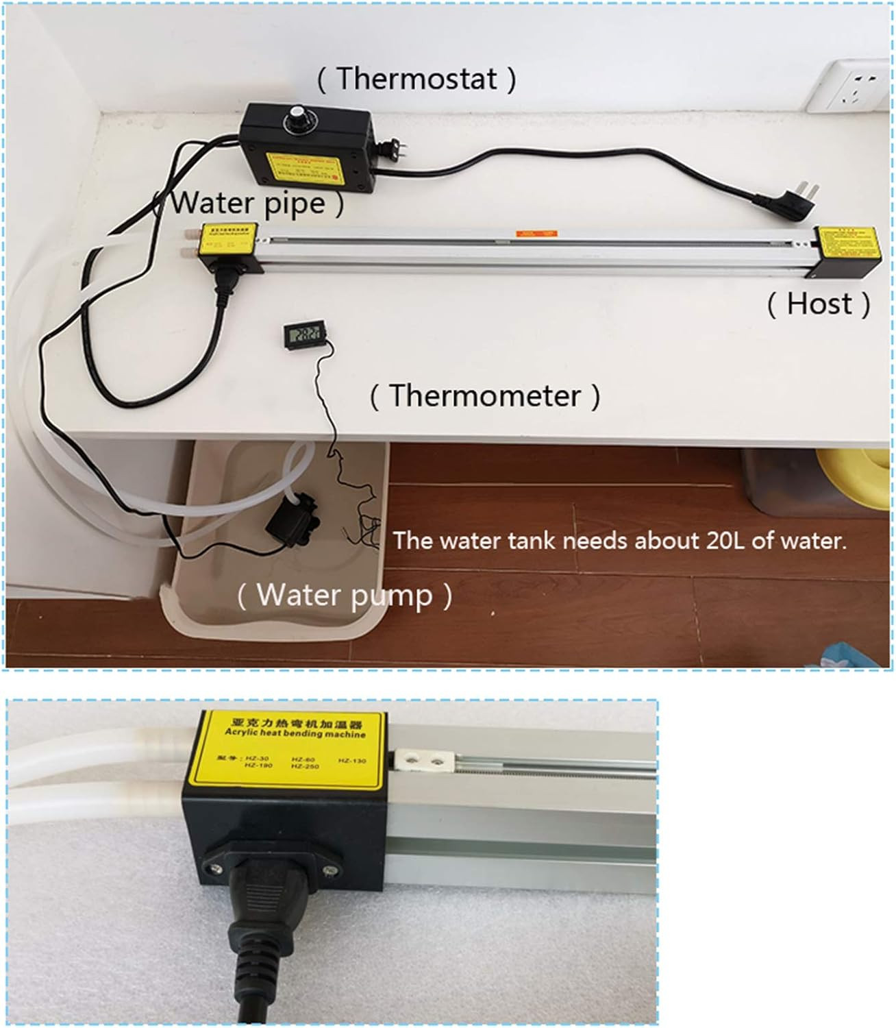 Gdrasuya10 49.2″ 110V Acrylic/PVC Bender, Manual Heater for 1-6mm Sheet