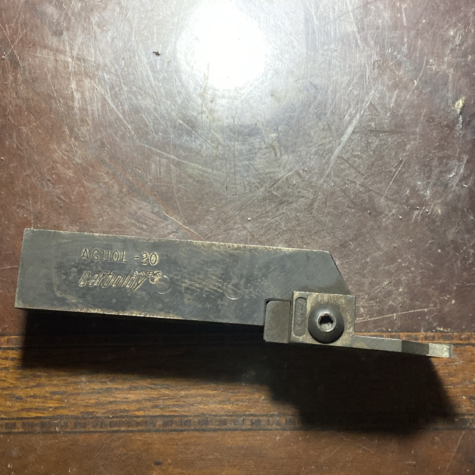 Carboloy AGUOL-20 Toolholder w/ CGUL .218 H7 Upper Clamp & SGUL-218-H7 Low (M07)