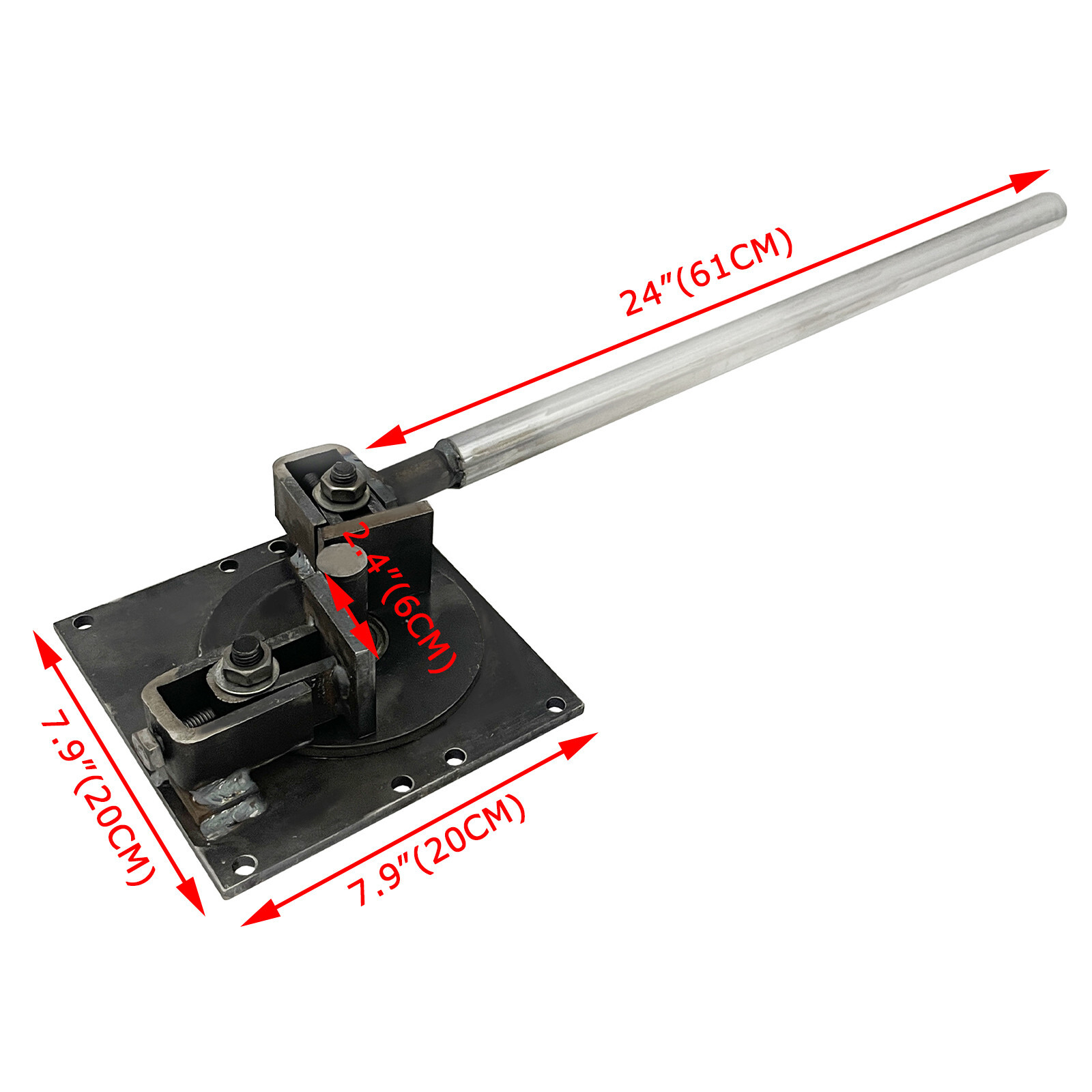 Manual Rebar Bender Steel Bar Bending Machine 0.04″-0.79″