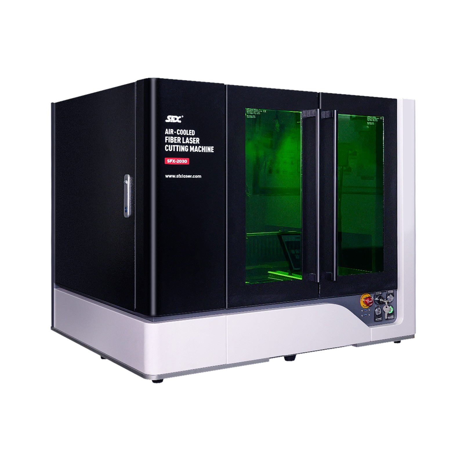 SFX-2030 1200W Air-Cooled Fiber Laser Cutter Precision Metal Cutting No Chiller