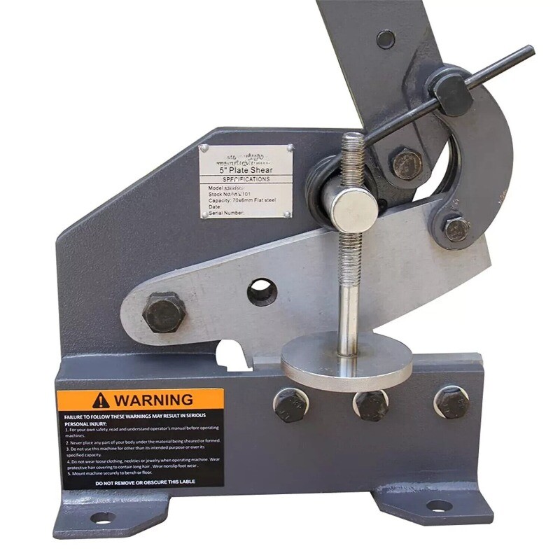 HS-8 Manual Shearing Machine Industrial Steel Plate Shear Width 200mm