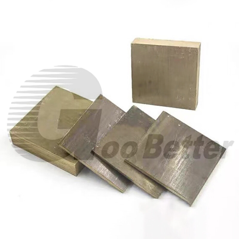 Aluminum Bronze Sheet Plate ZCuAl03Sn09 Metal Panel 100x100mm, 6mm-40mm Thickess