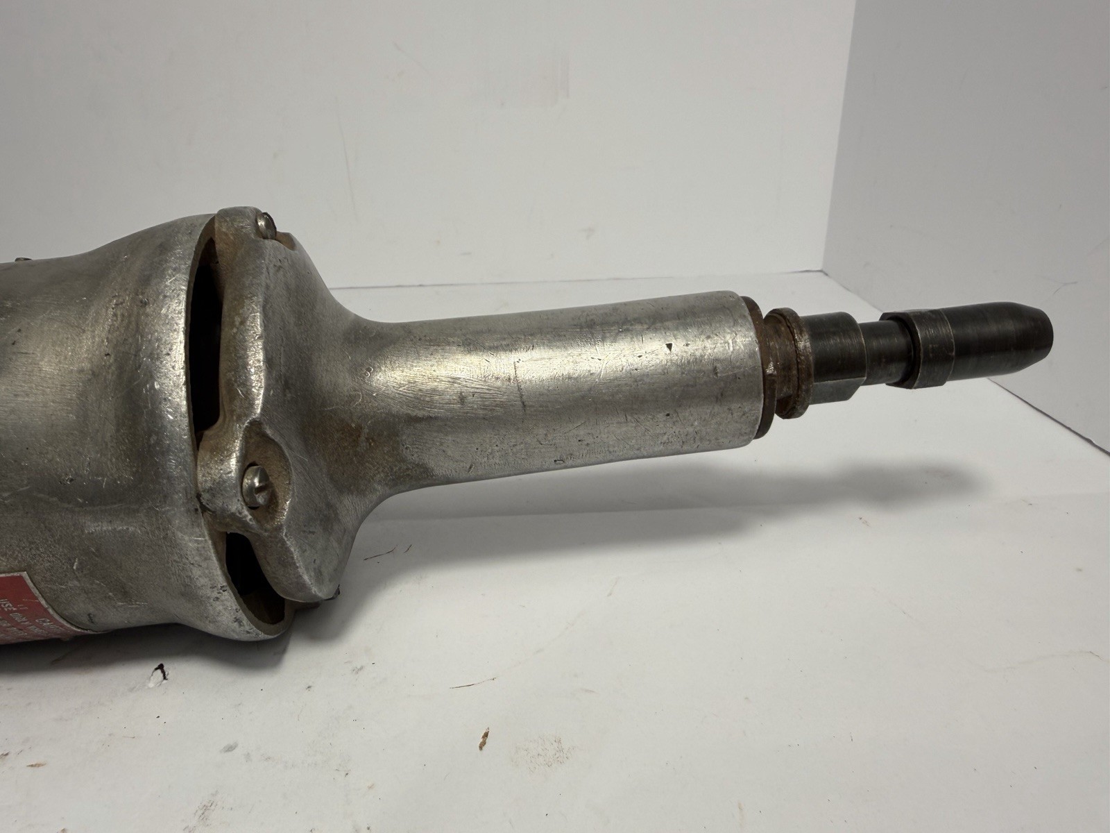 Vintage Heavy Duty Electric Straight Grinder 19.5” Cast Aluminum Housing Works