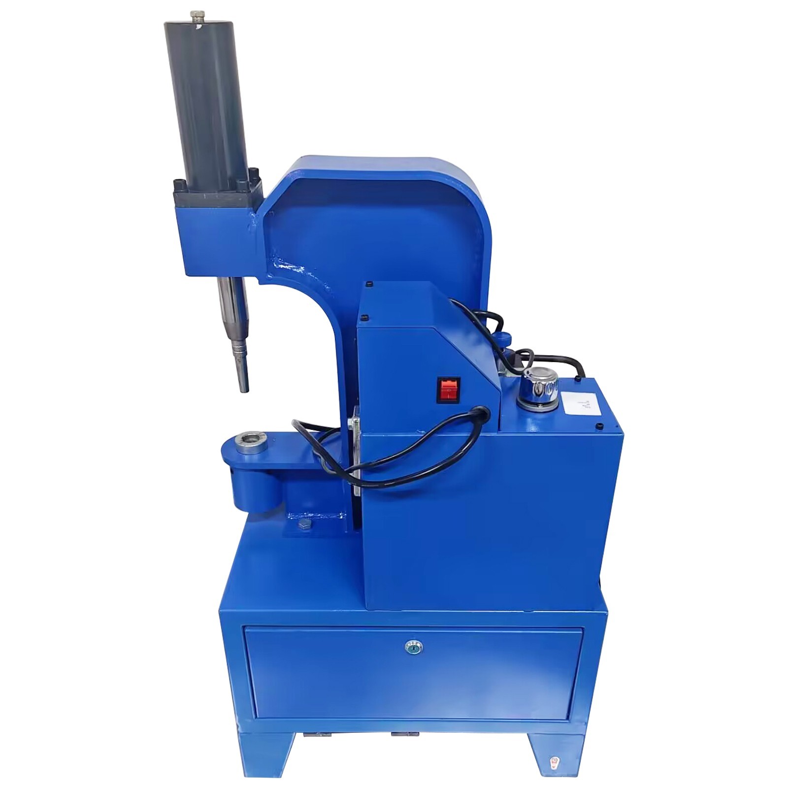 Electric Riveting Machine 220V with 2 Punches 3 Rivet Heads 1500W Foot Switch