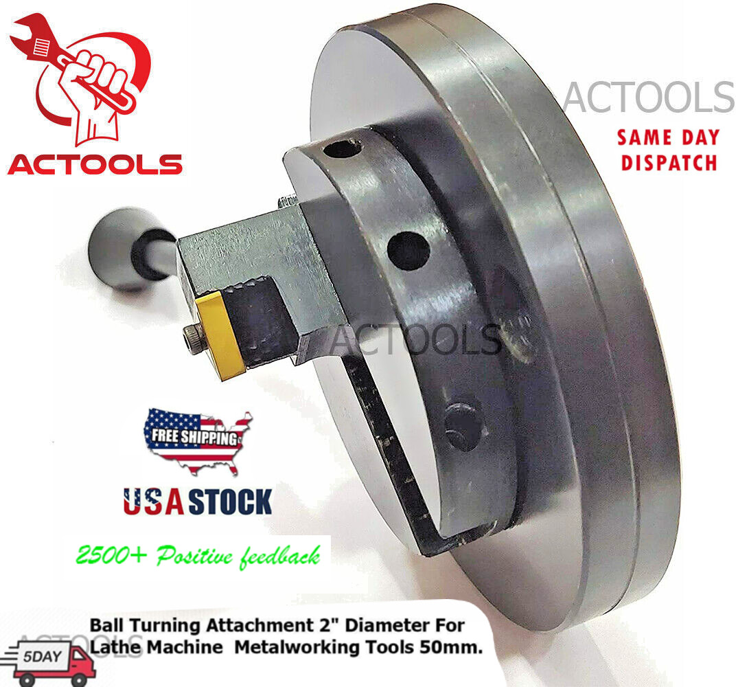 2″ Diameter 50mm Ball Turning Attachment For Lathe Machine Metalworking Tools
