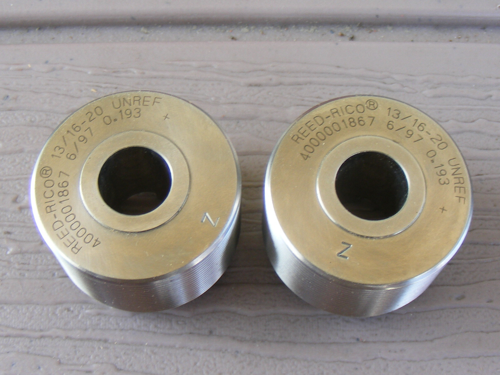 Reed Rico Thread Roll Rolling Die 13/16 – 20 UNREF Unused