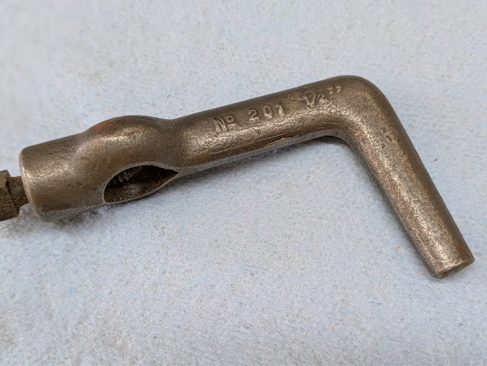 Bent Tail Lathe Dog, #201, 1/2″