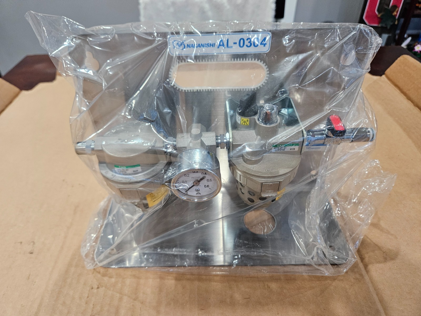 NSK Nakanishi Planet 2000 Pneumatic Jig Grinder Spindle w/ AL-0304 Airline Kit