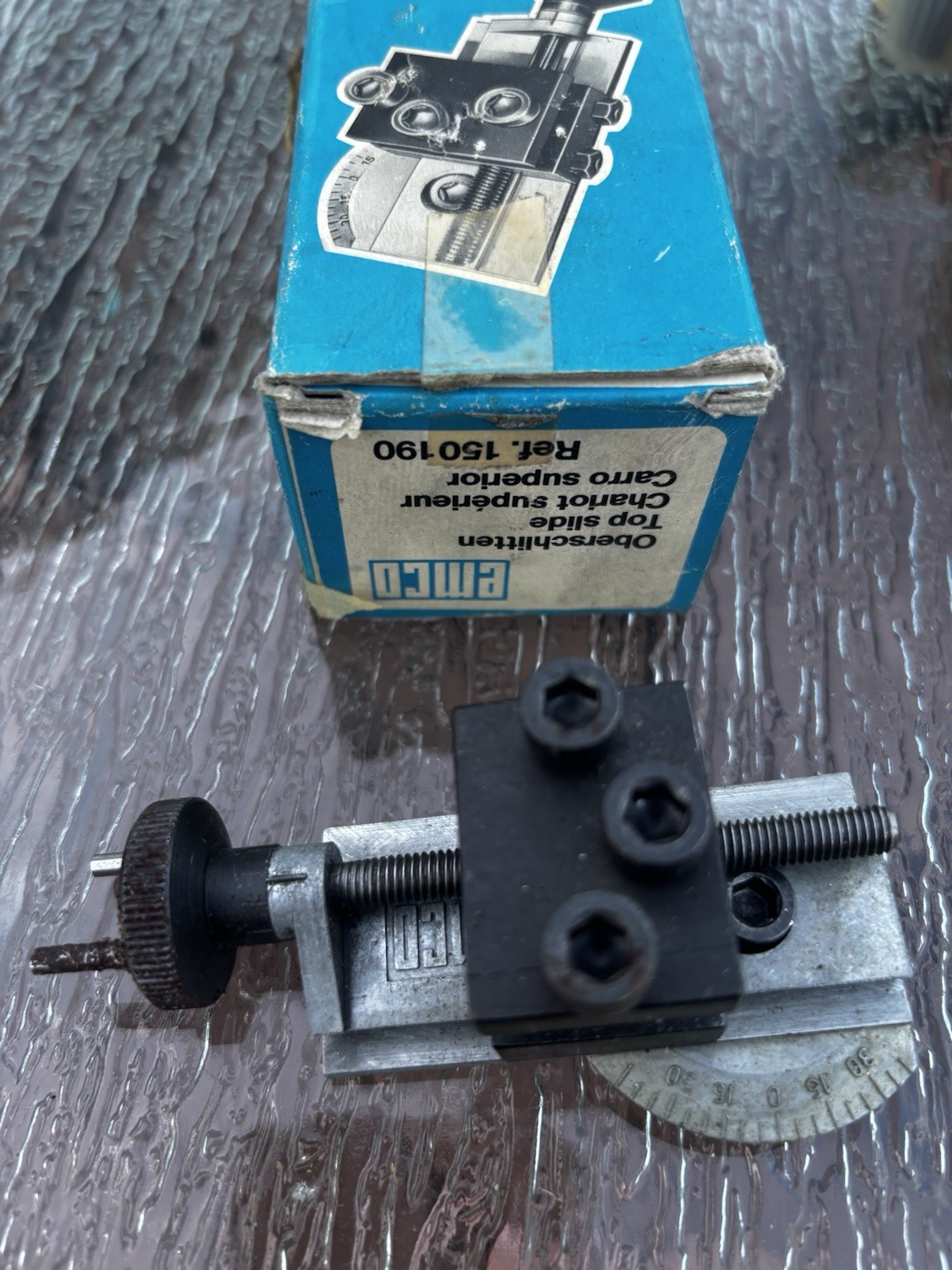 EMCO UNIMAT 3 Lathe SWIVEL COMPOUND NOS