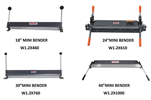 KAKAIND W-3018 30″ Sheet Metal Bending Brake, 18 Ga Mild Steel,16 Ga Aluminum
