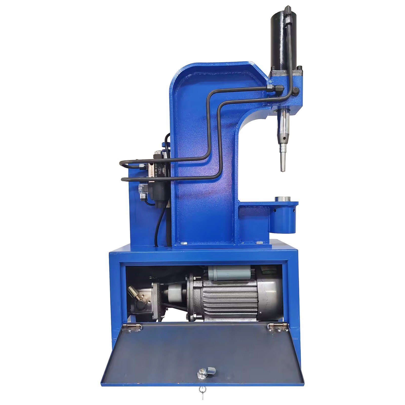 Electric Riveting Machine 220V with 2 Punches 3 Rivet Heads 1500W Foot Switch