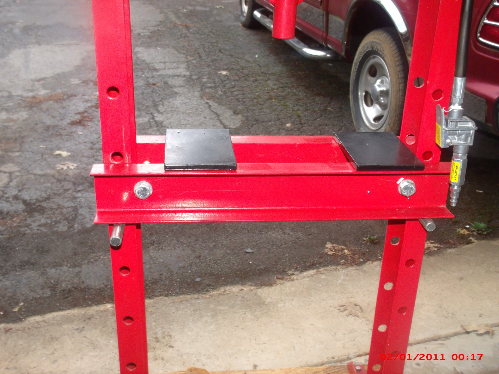 New 20 Ton Torins Big Red Air/Hydrolic H-Frame Heavy Duty shop press
