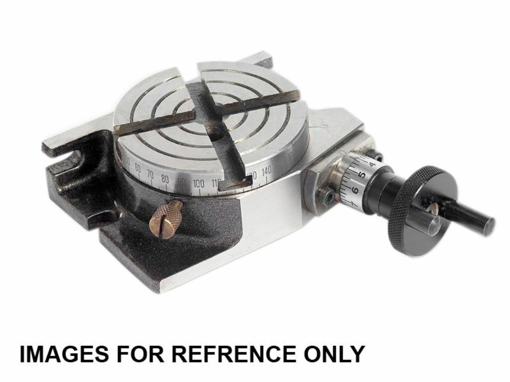 Lathe Milling Metal Adjustable Rotary Table 4 Inch Horizontal / Vertical Tool