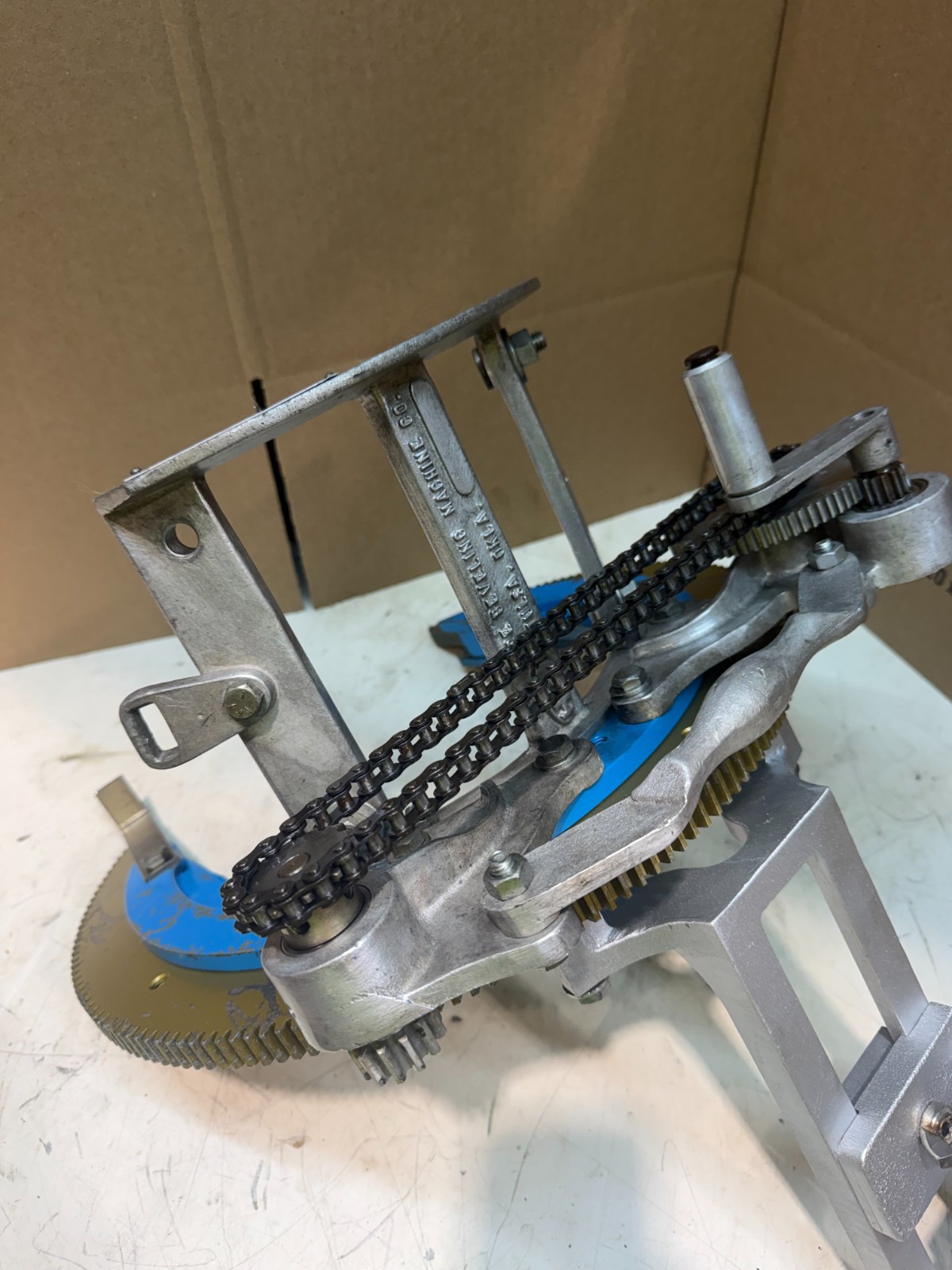 Used H&M Model #1 Aluminum Pipe Beveling Machine 3″-8″ Torch Holder Incl
