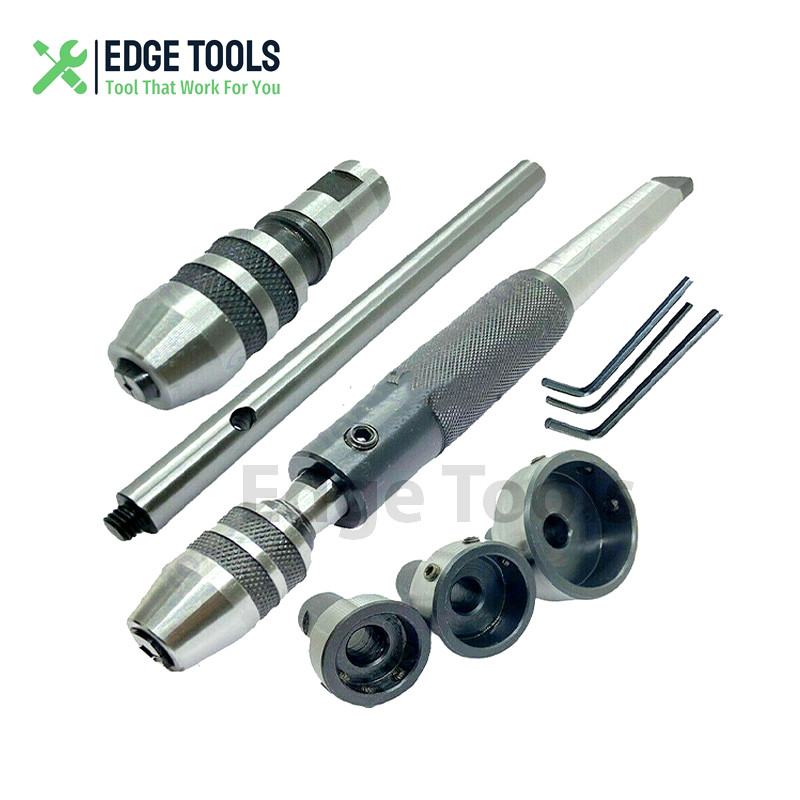 Lathe Tailstock Tap And Die Holder 8 Pcs Set MT2 Shank Threading Tapping Kit USA