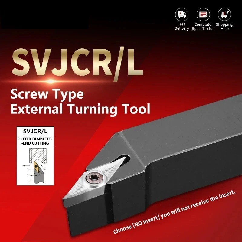 SVJCR1212-2525 External Turning Tool Lathe Bar CNC SVJCR SVJCL Holder Cutter